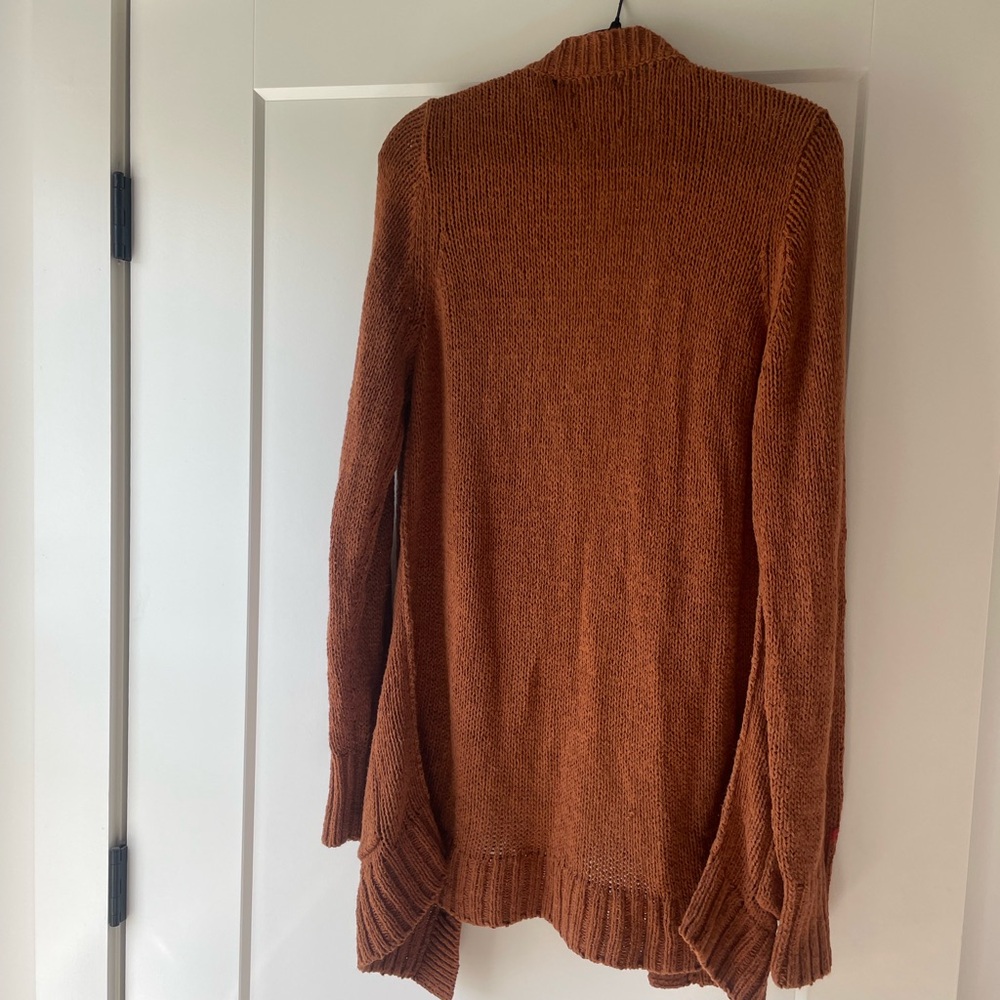 Abercrombie & Fitch Burnt Orange Knit Cardigan - Picture 4 of 4